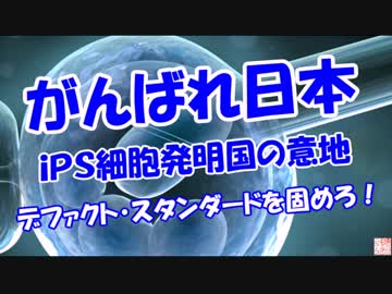 【がんばれ日本】 ｉＰＳ細胞発明国の意地！
