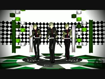 【MMD刀剣乱舞】鶯丸でBaby Maniacs【鶯丸×３】