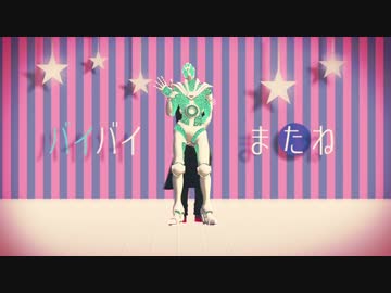 【ジョジョ】ハイエロと花京院のシティライツ【MMD】