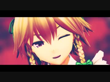 【霊夢&amp;魔理沙&amp;アリス&amp;咲夜&amp;早苗】　fake doll 【東方MMD】