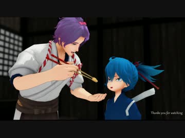 【歌仙と小夜】ダンスダンスデカダンス【MMD刀剣乱舞】