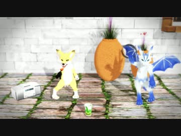 【MMD】タンバリンモンスター【チコリ・ココン】