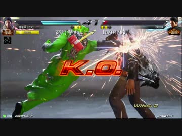 鉄拳７　高円寺キューブ　対戦動画no10　クラウディオvsカズヤ　その3