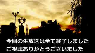 ニコ生用　待受け動画　No.L-004　「今回の生放送は全て終了しました」