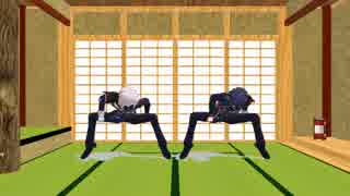 鯰尾と骨喰が蝶のように舞いーニョ