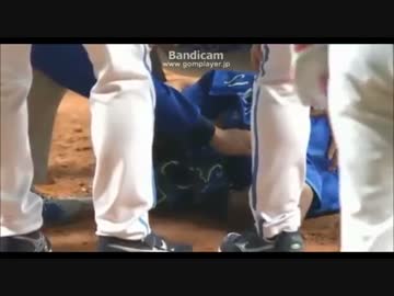 【危険球】中日伊藤、バルディリスの頭に死球を当て危険球退場