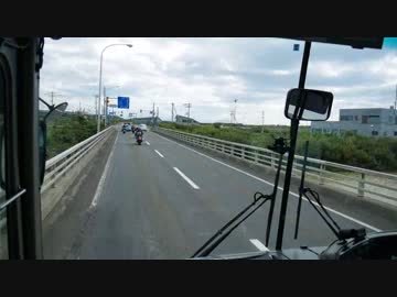 【前面展望】羽幌営業所ー留萌駅前②【沿岸バス・豊富留萌線】
