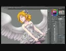 集合絵参加用の天使描いてみた