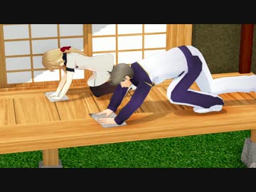 【ＭＭＤ刀剣乱舞】本丸をお掃除してもらいました