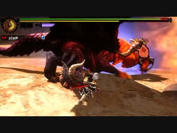 【MH4G】 G3　テオ・テスカトル　生産ハンマーソロ　5'21"90