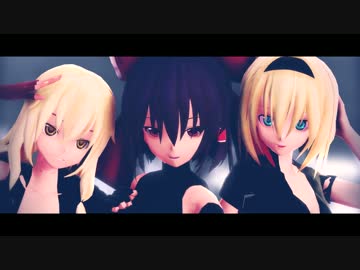 【カメラ配布】エロかっこいいレイマリアリで　一騎当千　【東方MMD】