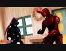 【MMD特撮】モモとリュウタでおこちゃま戦争【踊ってもらった】