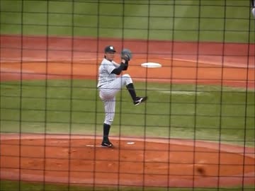 富山VS阪神　2014年ドラフト1位　横山雄哉投手のピッチング