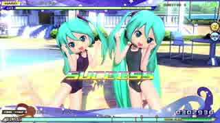 【PDA FT PLAY HARD】サマーアイドル ミクダヨー ミク×リン スク水