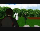 【MMD刀剣乱舞】構いたがりの鶴丸と燭台切がオツキミリサイタル