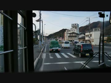 【前面展望】福山駅ー鞆の浦②【トモテツバス】