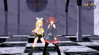 【MMD】 重音テトと鏡音リンで少女未遂
