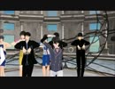 【ジャンル混合MMD】サラサラ黒髪でone・two・three