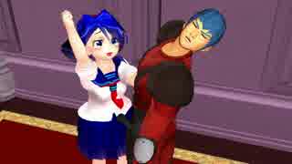 【MMD】出番が欲しくてポカポカする夏ちゃん、ポカポカされるキリコ