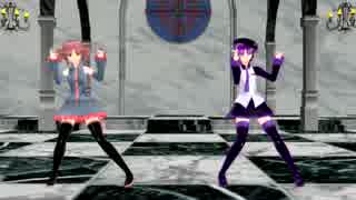 【MMD】 カイ式重音テトとデフォ子でUFO