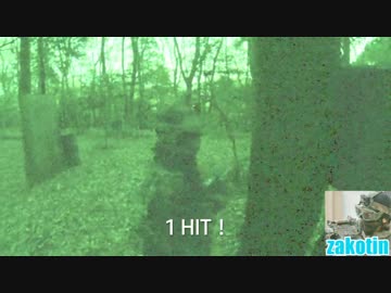サバゲーをFPS風に撮ってみた2014.12.06 CIMAX  FPS_Airsoft TDM3