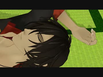 【MMD刀剣乱舞】お昼寝中の大倶利伽羅さんが目を覚ました