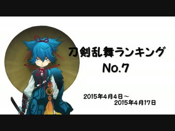 刀剣乱舞ランキング　№7