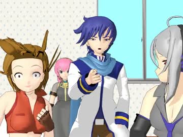 【MMD】MEIKO・KAITO・ハクでEverybody