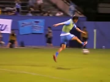 カズ　練習中に繰り出すテクニック