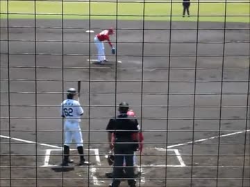 阪神VS広島（二軍）　2014年ドラフト5位　植田海選手のバッティング