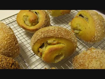 【497作】コロッケ風プチパン作ってみた【パン作成】