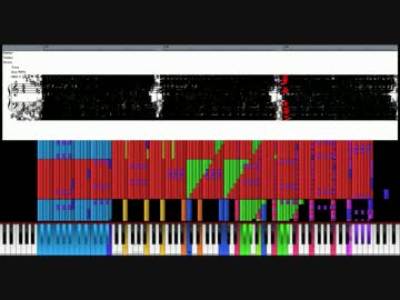 中1がBad Apple!! feat. nomicoの楽譜を真っ黒に