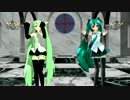 【MMD】 コウツキ式ミクとほしぼし式ミクでビバハピ
