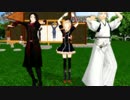 【MMD刀剣乱舞】清光・乱・鶴で爆乳音頭を踊ったようです