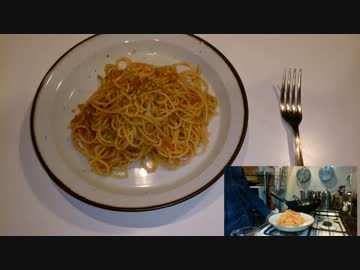 【料理実況】明太子パスタをつくってみた！