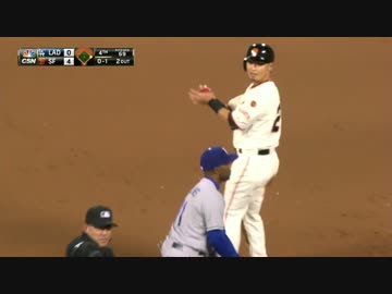 青木、足技で相手のボークを誘う