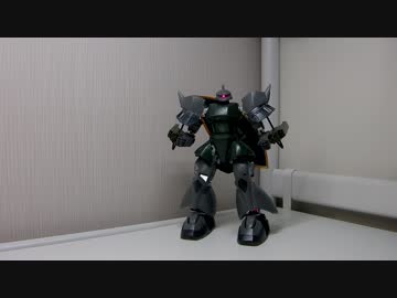 ガンプラを動かしてみた（１）。ゲルググ1／100MG.MOV