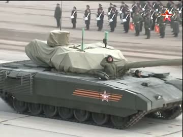 【ロシア】戦勝記念予行のアルマータ【新戦車】