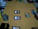 【MTG】初心者　黒単ローグvs緑適当　　1/2