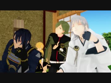 【MMD刀剣乱舞】EVERYBODY 平安!【三日月・鶴丸・鶯丸】