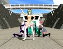【MMD】 GUMI、初音ミク、重音テト、デフォ子でモザイクロール