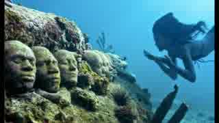 メキシコ・カンクンの海底美術館