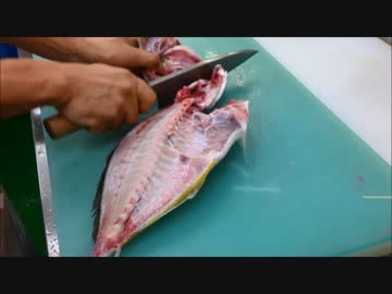シマアジのさばき方