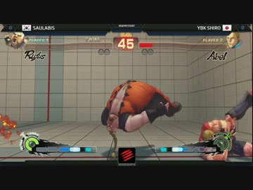 DoubleElimination　Pool8ルーザーズ　Saulabis(ルーファス) vs 志郎(アベル)