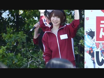 女子マネと一緒にラジオ体操第一【ニコニコ超会議2015待機列視点】