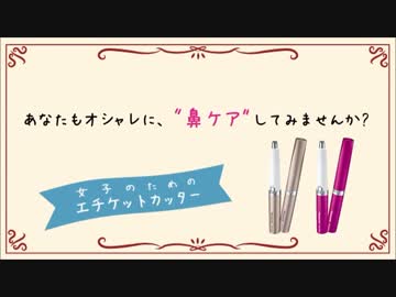 鼻毛カッターじゃない。エチケットカッターだ。