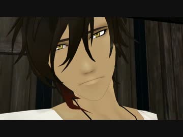 【MMD刀剣乱舞】倶利伽羅とお料理しようとしたら邪魔された