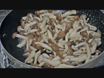 【料理】しめじとコンニャクのおからチーズグラタン【ニコ生用】