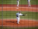 富山GRNサンダーバーズ　変則サイドスロー　竹林和範投手のピッチング