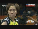 世界卓球 石川佳純 シングルス3回戦 中国戦(2015.4.30)